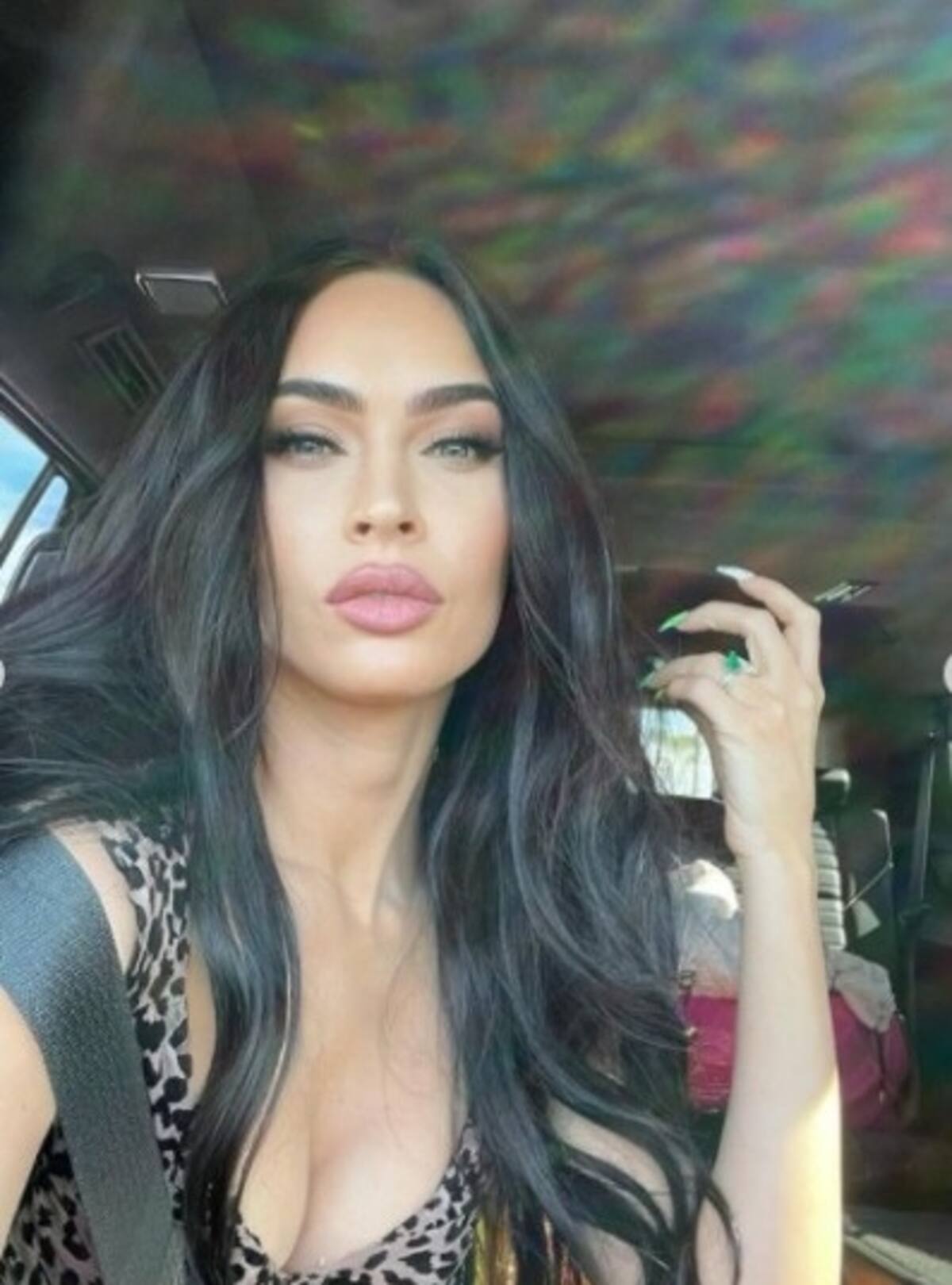Megan Fox postea foto en redes con su propio meme - Créditos: Instagram Megan Fox