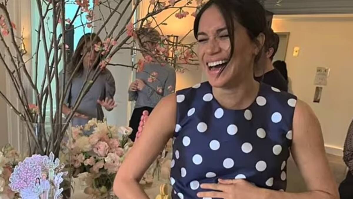 Las imágenes desconocidas del estiloso baby shower de Meghan Markle