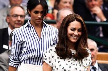 El día que Kate le ganó el puesto en la fila a Meghan y compró los vestidos de su diseñador favorito