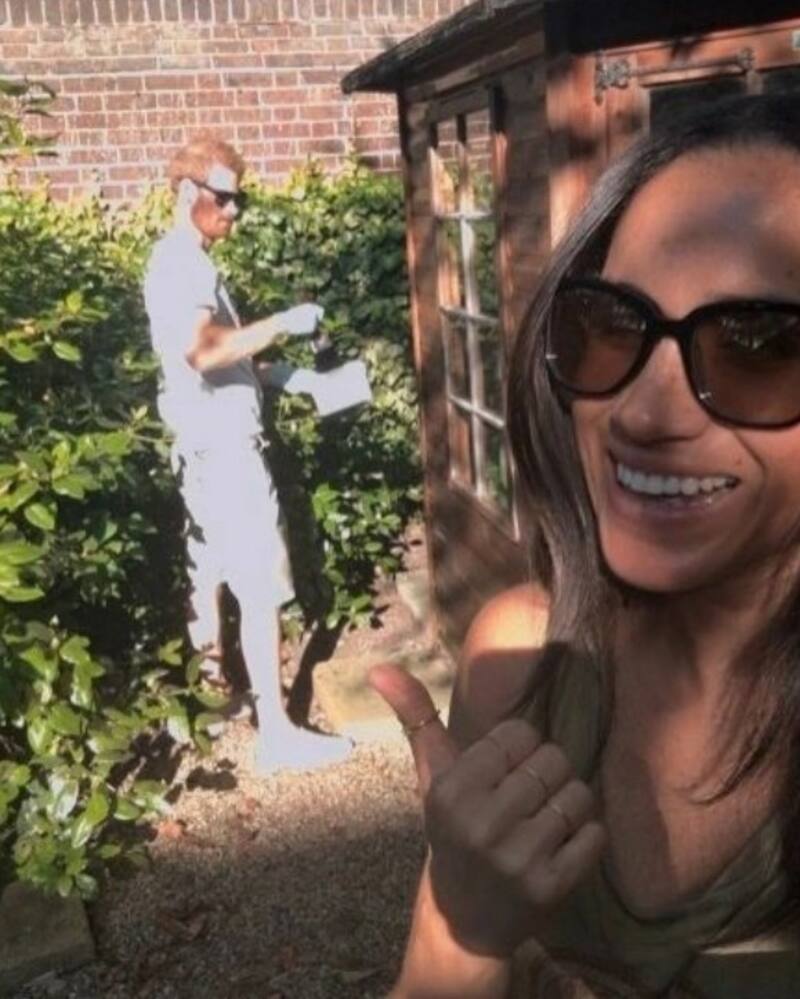 Meghan y Harry en la casa de Frogmore Cottage. - Créditos: Netflix