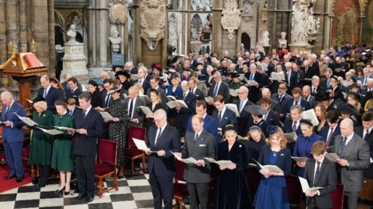 La realeza que asistió al funeral del príncipe Felipe