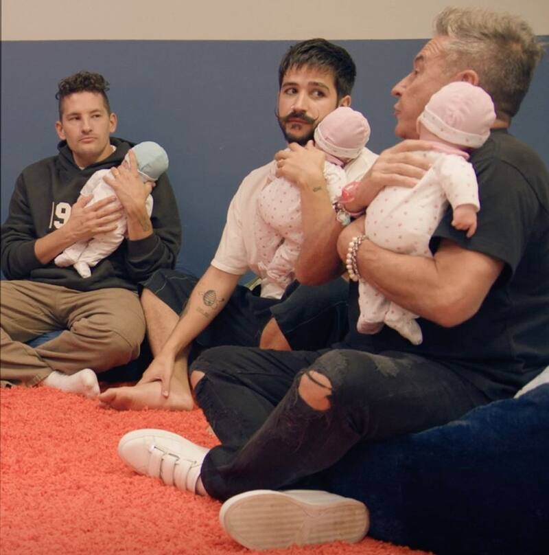 Montaner presumió una fotografía con sus nietos - Créditos: Instagram