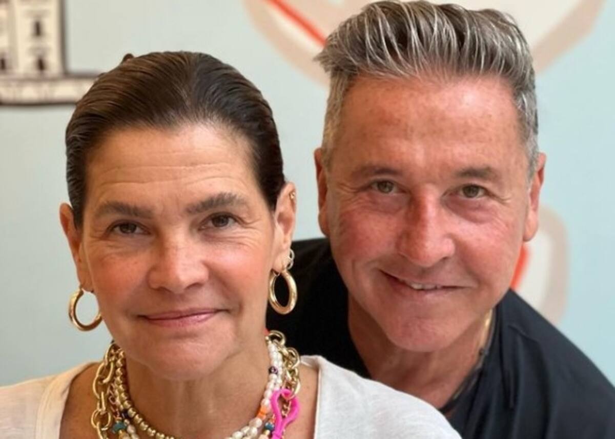 Montaner sorprendido del nuevo look de su esposa, pero siempre enamorado de ella Marlene "cambió" de look y Montaner le dio el OK. - Créditos: Instagram