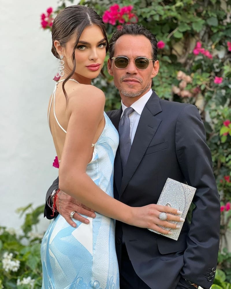 Nadia Ferreira con su esposo, Marc Anthony. - Créditos: Instagram
