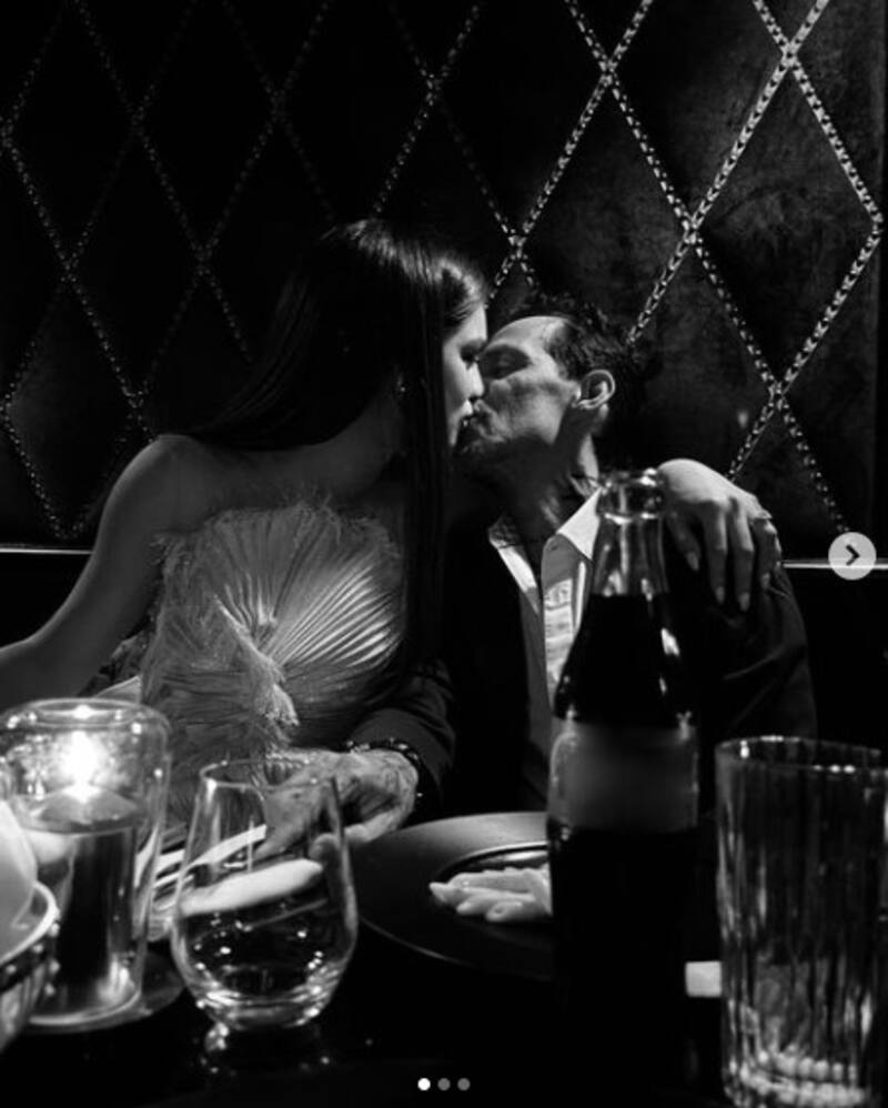 Nadia Ferreira y Marc Anthony derrochan amor y están a la espera de su primer bebé - Créditos: Instagram