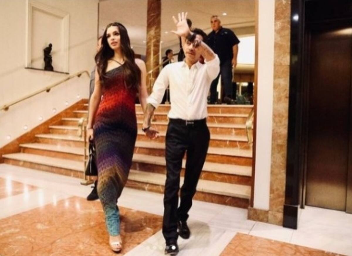 Nadia Ferreira y Marc Anthony llegaron a España para continuar con la gira del cantante - Créditos: Instagram