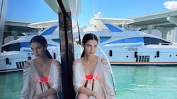 Nadia Ferreira y Marc Anthony a bordo de su lujoso yate reciben a estas celebridades latinas