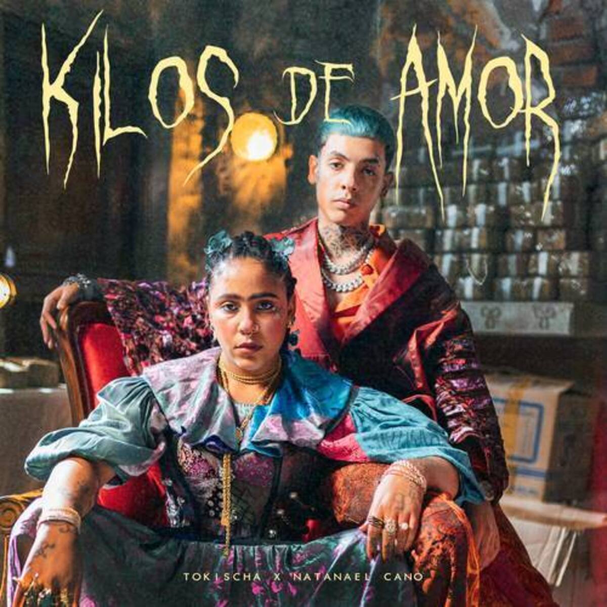 Nataneal Cano y Tokischa son criticados por recrear una pintura de Frida Khalo y Diego Rivera - Créditos: Instagram