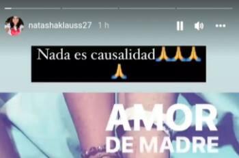 Natasha Klauss y el conmovedor mensaje a su mamá en el final de grabaciones de 'Pasión de gavilanes'