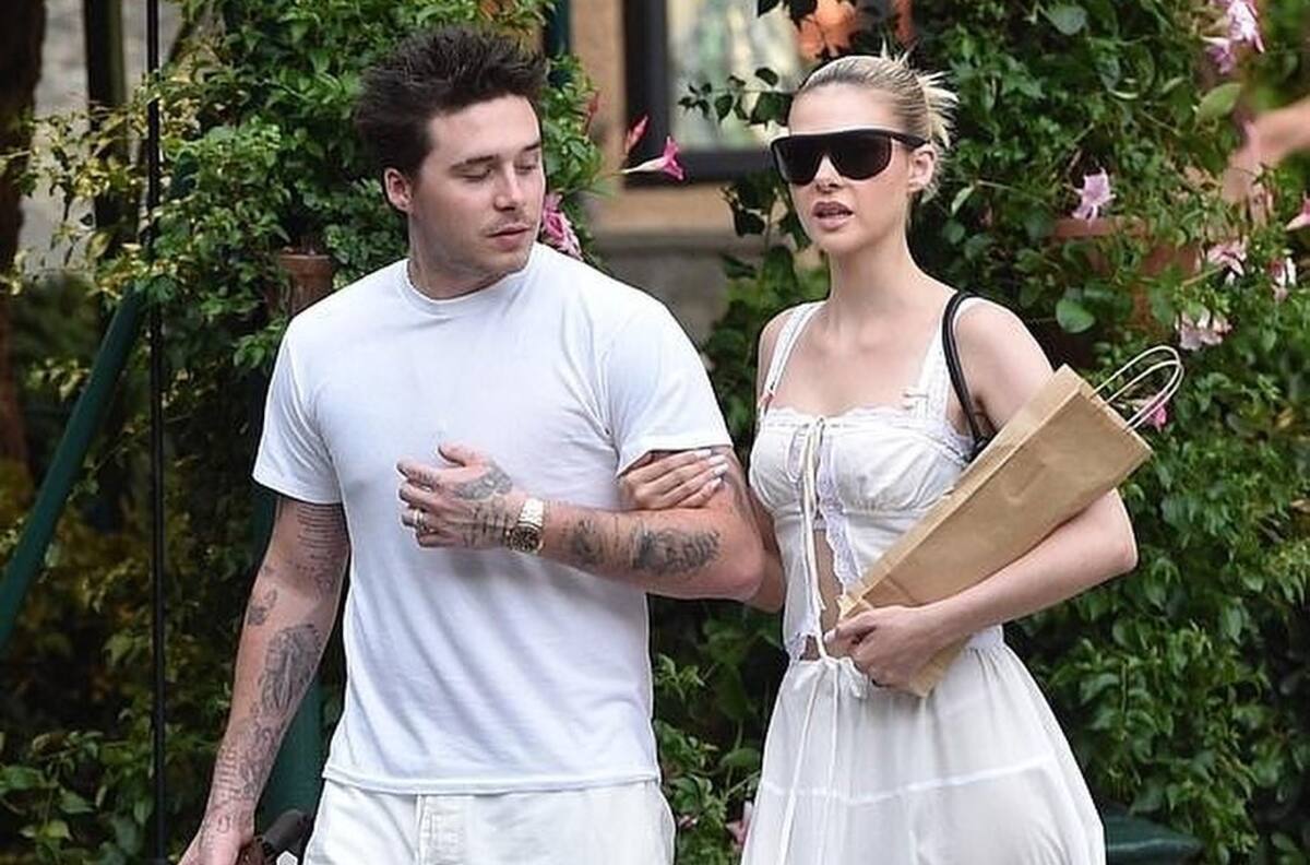 Brooklyn y Nicola Peltz Beckham derrochan amor en Portofino
