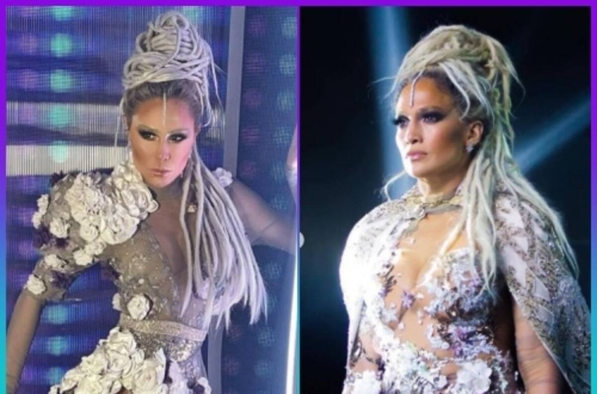 Critican a Ninel Conde por su imitación de Jennifer Lopez: "Te pareces a JLo, pero disecada"