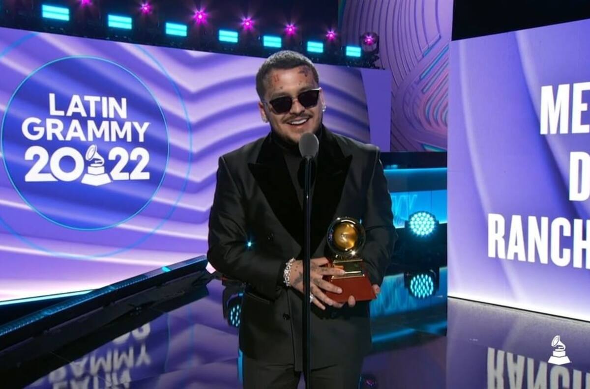 Christian Nodal y el discurso que deja ver lo agradecido que está con Cazzu