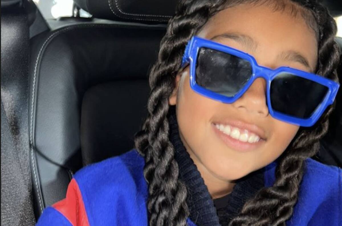 North West, hija de Kim Kardashian, copia el estilo de su papá para vestir