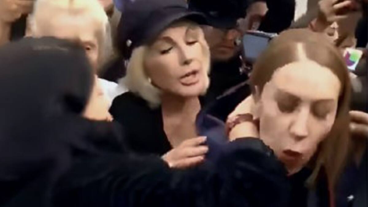 Famosas arman trifulca y se pelean a golpes afuera de la casa de Maribel Guardia