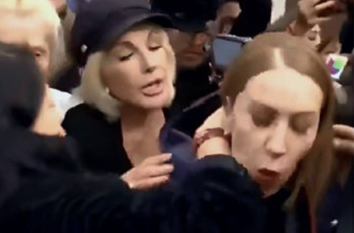 Famosas arman trifulca y se pelean a golpes afuera de la casa de Maribel Guardia