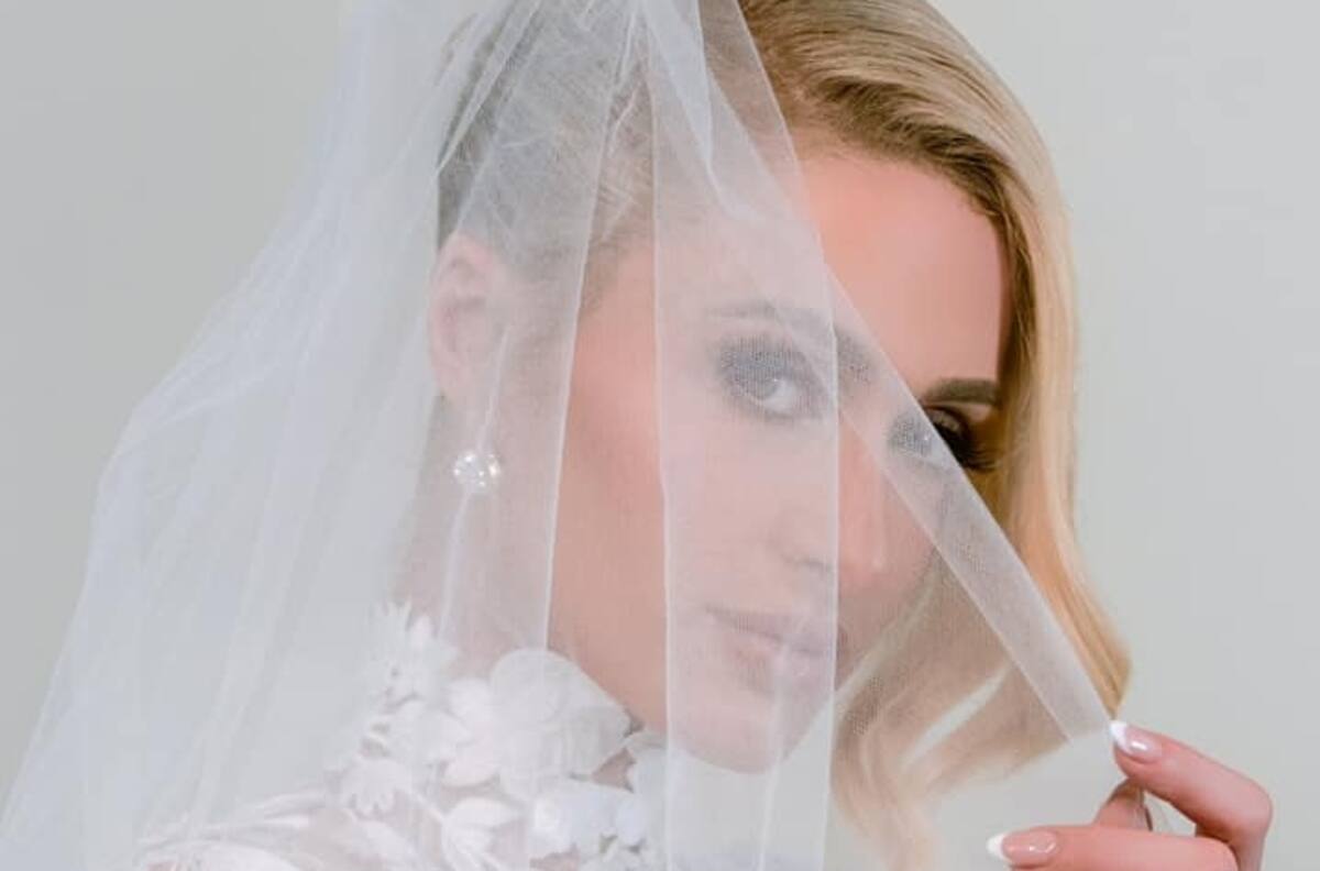 París Hilton se casó y lució un hermoso vestido Oscar de la Renta