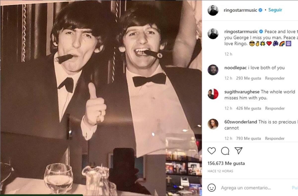 Paul y Ringo rinden homenaje a George Harrison