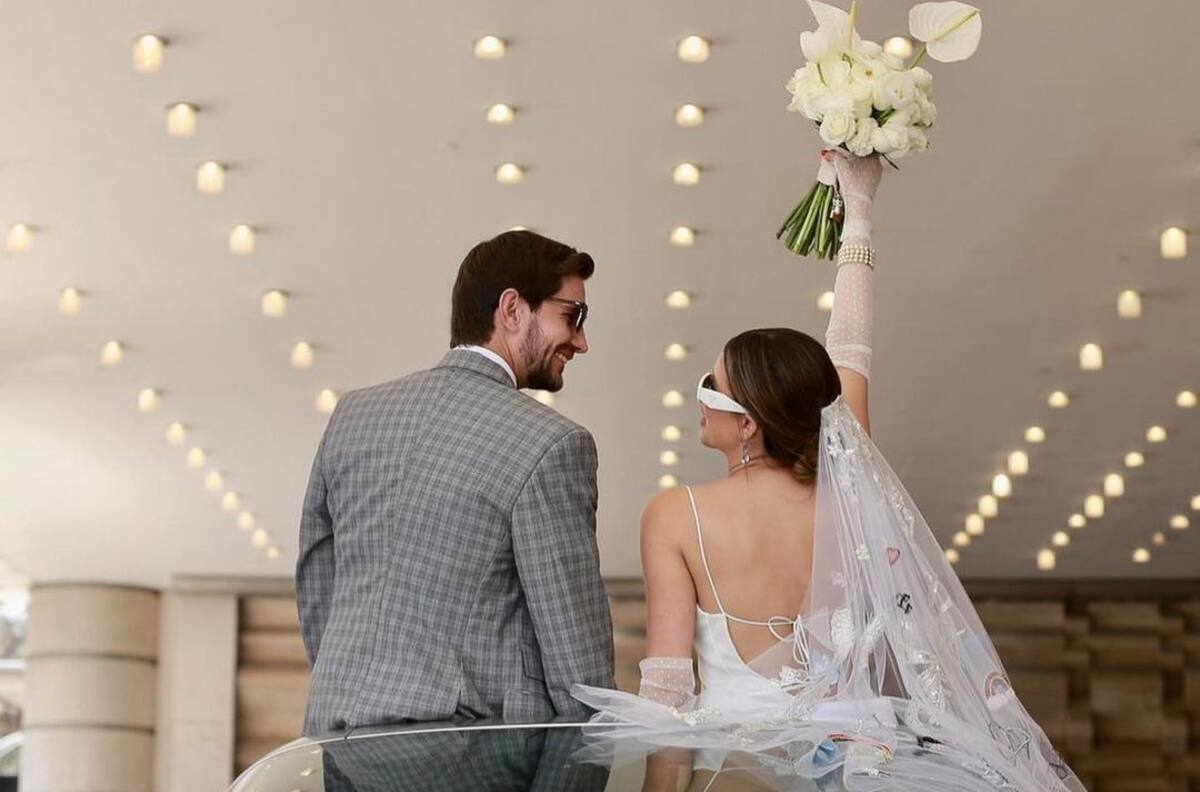 Paulina Goto ya se casó y así fue su impresionante vestido de novia