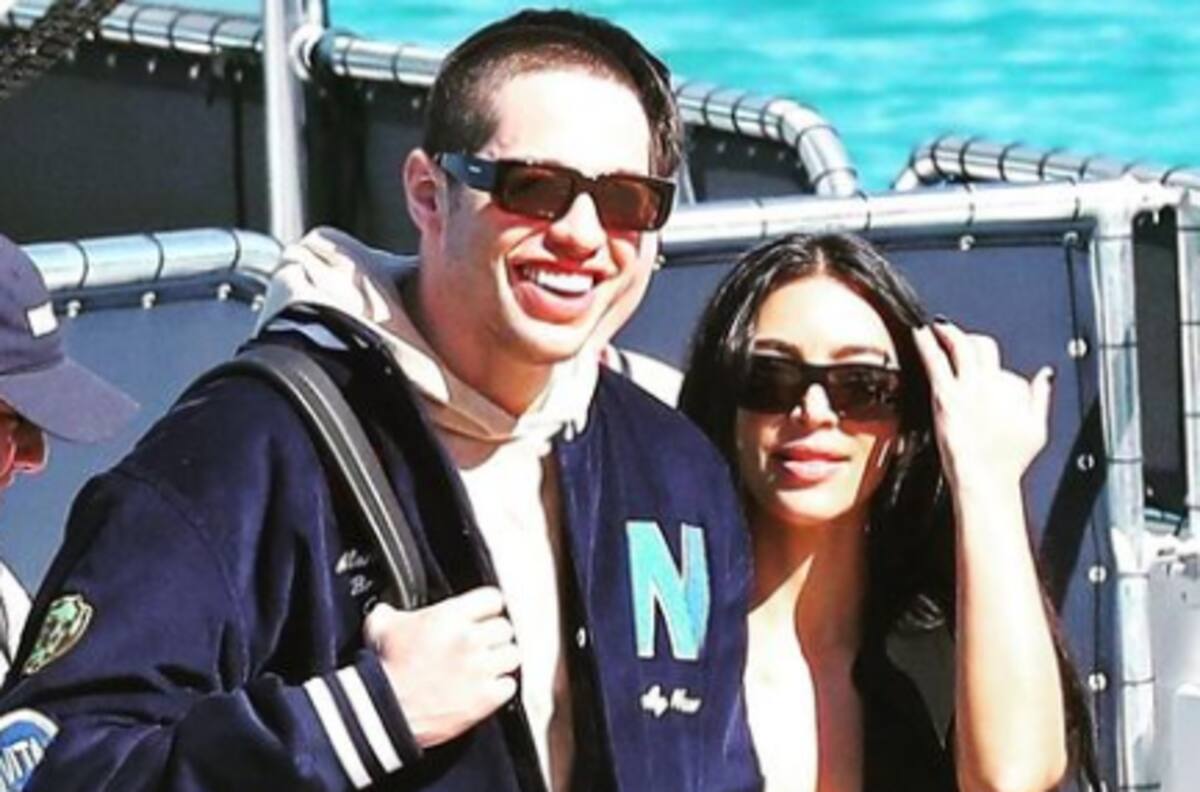 Así se refirió Pete Davidson a Kim Kardashian en su primera charla sobre su relación