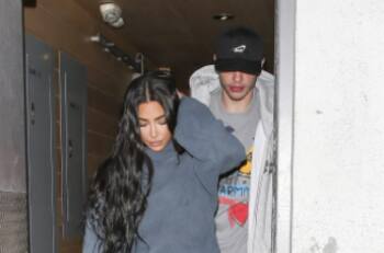 Pete Davidson cancela su viaje al espacio para quedarse cuidando a Kim Kardashian