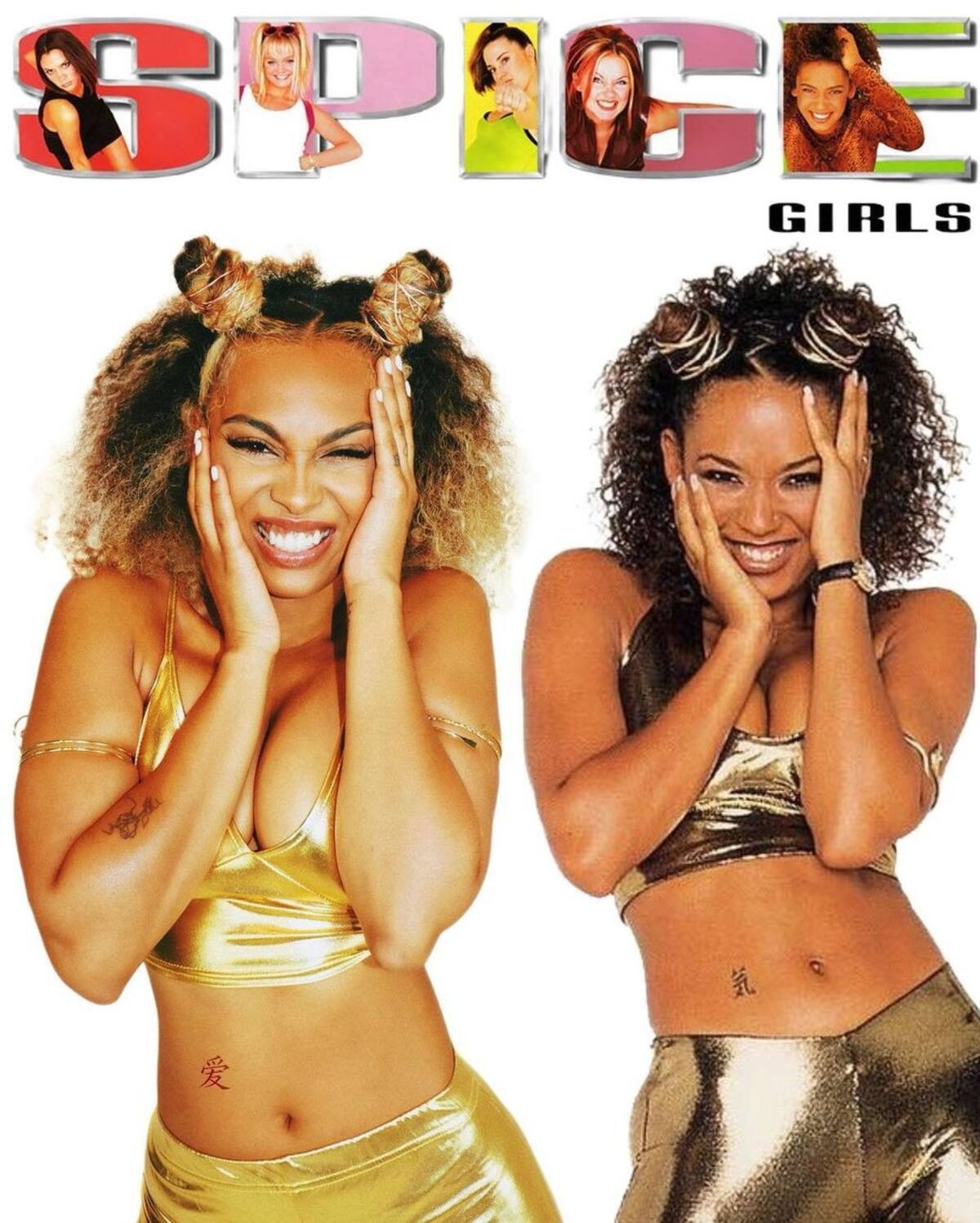 Phoenix Brown recreo el look dorado con el que su madre deslumbró hace 25 años - Créditos: Instagram