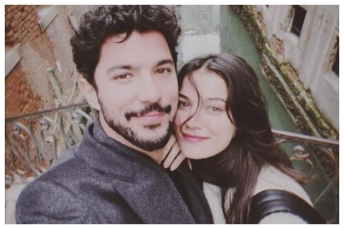 La actriz junto a su novio en un pasado viaje a Venecia