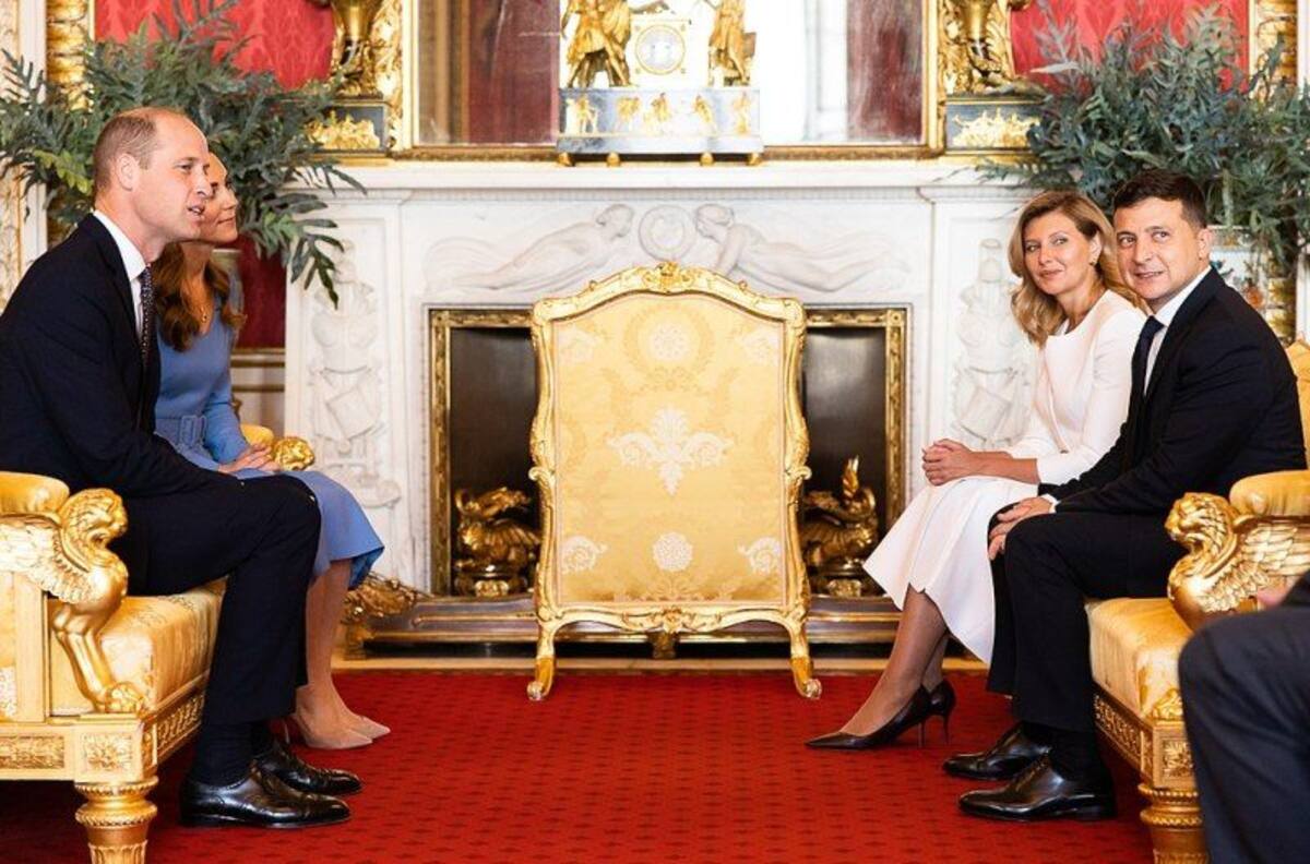 Presidente de Ucrania agradece al príncipe William y Kate muestra de apoyo, pero olvida a los Sussex