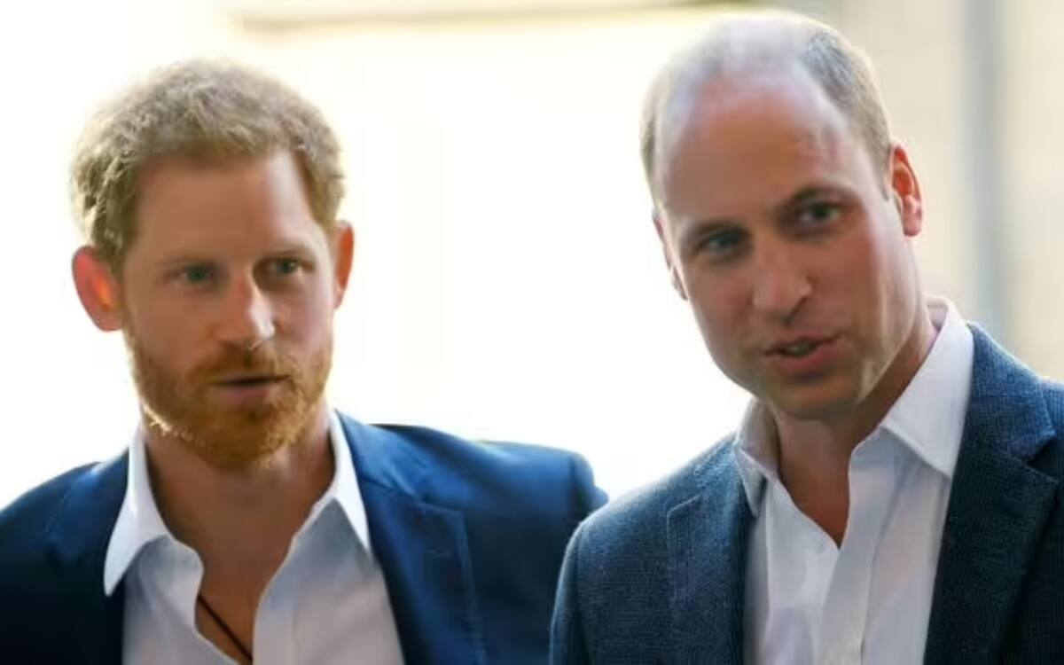 Príncipe Harry junto a su hermano, el príncipe William