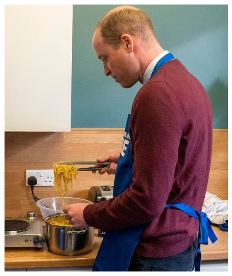 El Príncipe William es fanático de los postres y las pizzas.