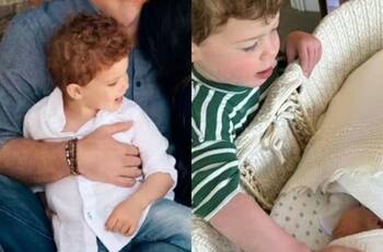 ¡Asombroso parecido! Fans aseguran que el hijo de la Princesa Eugenia y el niño del Príncipe Harry parecen hermanos