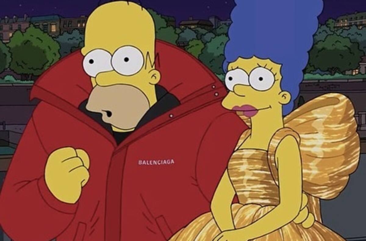 ¡Puro estilo! Los Simpson desfilan para Balenciaga en la Semana de la Moda en París