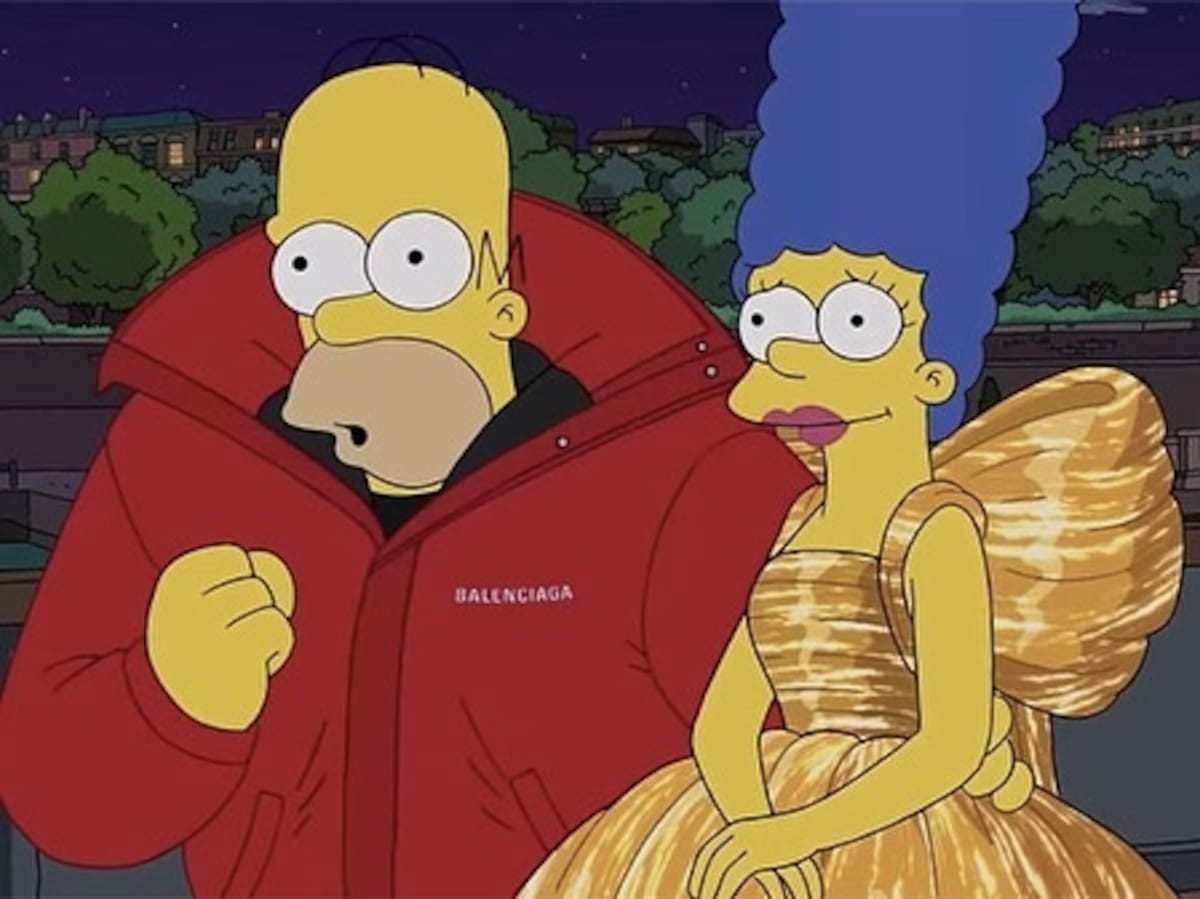 ¡Puro estilo! Te mostramos el desfile de Los Simpsons para Balenciaga en la Semana de la Moda - Créditos: Instagram @fishfireideas