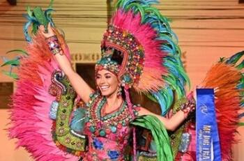 Los increíbles trajes típicos que las reinas latinas lucieron en Miss Hispanoamérica