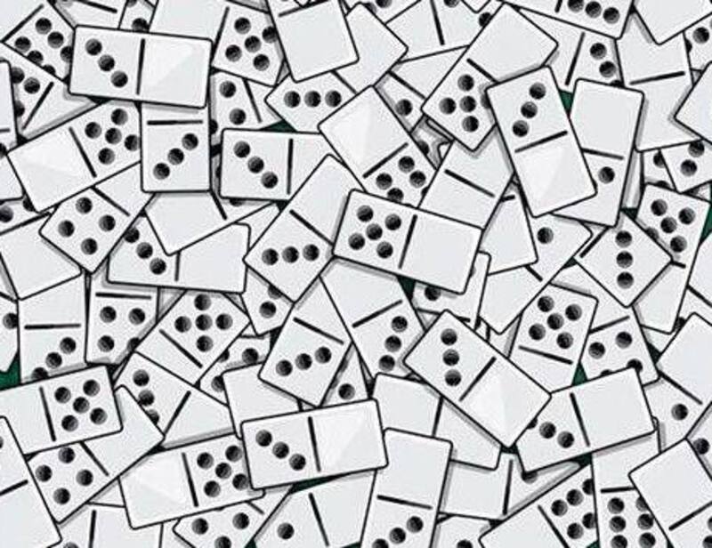 Reto: ¿Podrás encontrar las tres piezas blancas del dominó en solo 10 segundos? - Créditos: Instagram