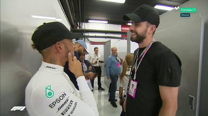 Reviven fotos del momento en que Piqué y Lewis Hamilton se conocieron - Créditos: Instagram