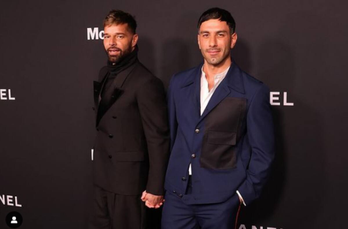 Ricky Martin comparte tierna foto con su pareja en este San Valentín