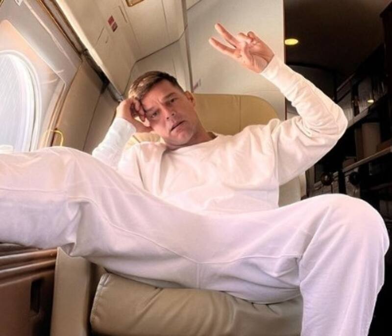 Ricky Martin utiliza un particular accesorio para traer la buena suerte a su casa - Créditos: Instagram