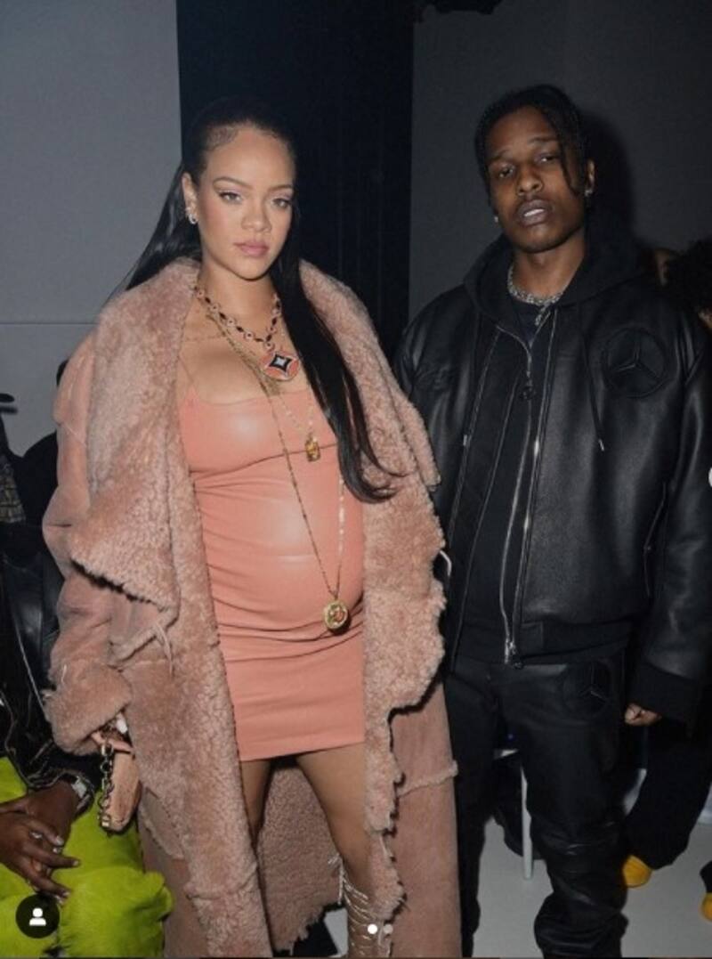 Rihanna luce agotada su avanzado embarazo en Paris - Créditos: Instagram