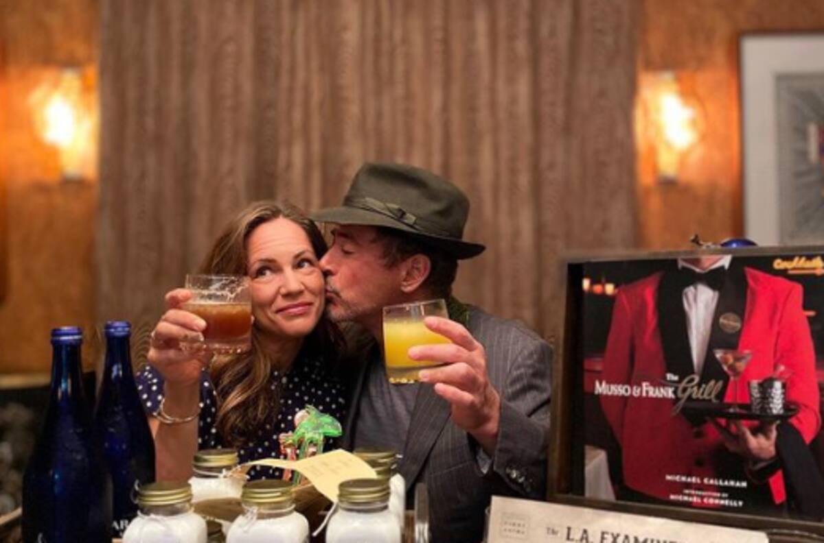 Robert Downey Jr. dejó a un lado el trabajo para consentir a su esposa con romántica cena