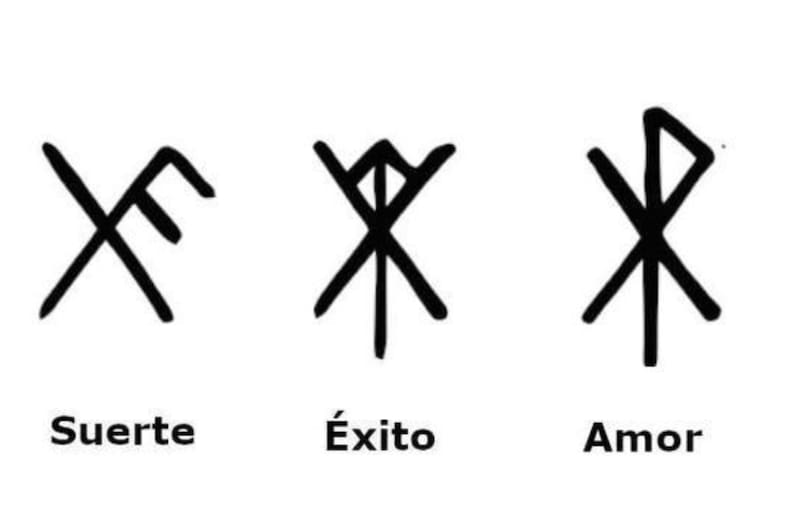 Runas: símbolos para atraer suerte, dinero, fortuna y amor - Créditos: Instagram