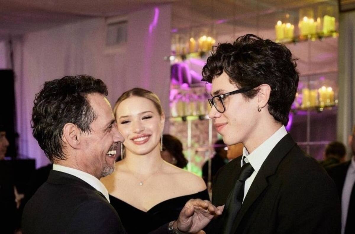 Hijo idéntico de Marc Anthony hace su debut como modelo y así lo presumió la ex Miss Universo