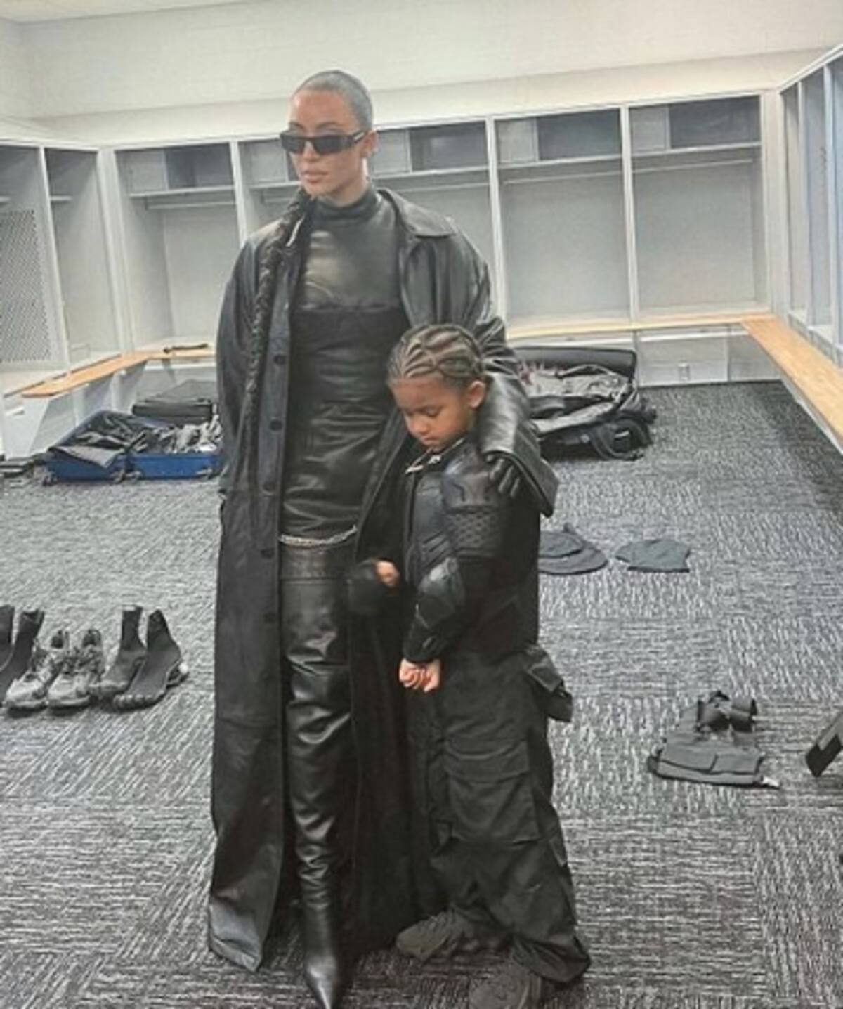 Saint vio el video íntimo de su mamá Kim Kardashian - Créditos: Instagram