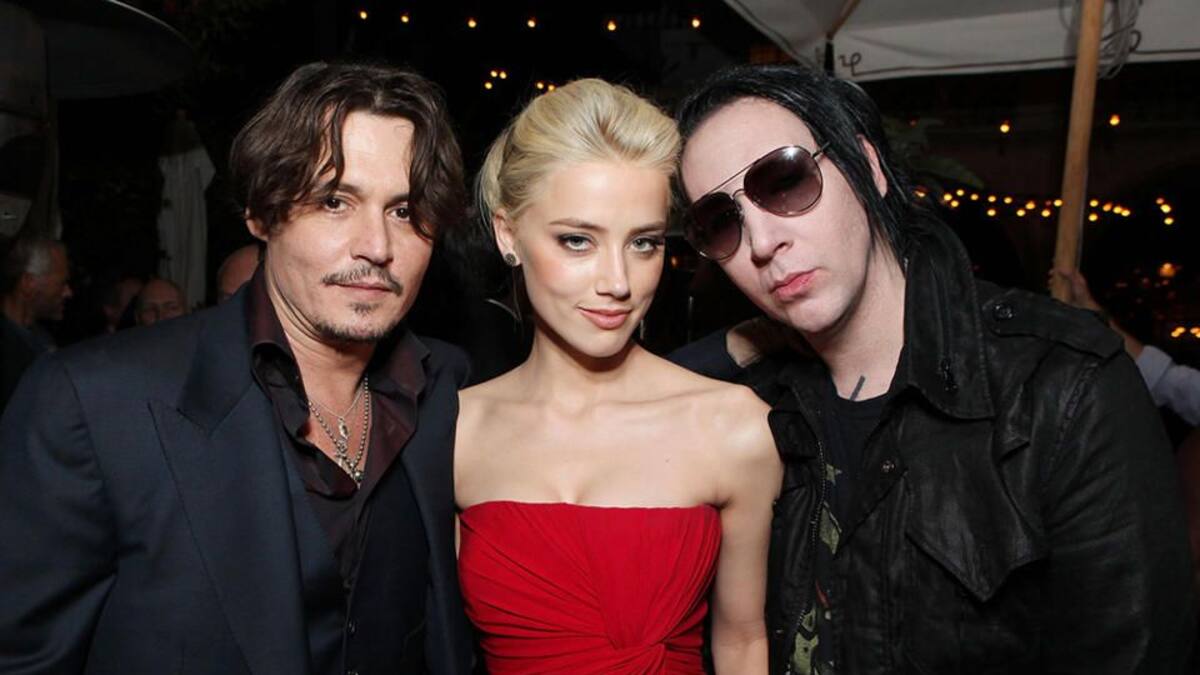 Salen a la luz mensajes privados entre Johnny Depp y Marilyn Manson que involucran a Amber Heard