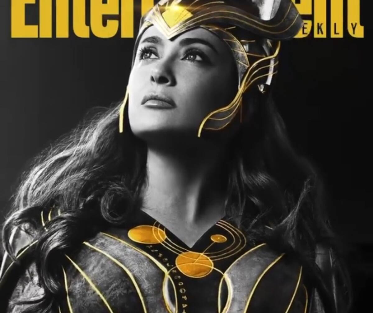 Salma Hayek llora nuevamente al explicar qué pasó cuando se vio en el traje de 'Eternals' - Créditos: Instagram: @salmahayek