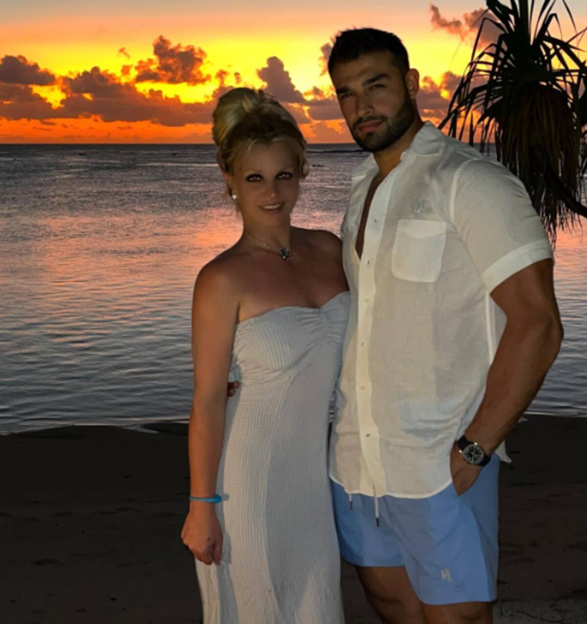 Sam Asghari habla por primera vez del embarazo de su novia Britney - Créditos: Instagram