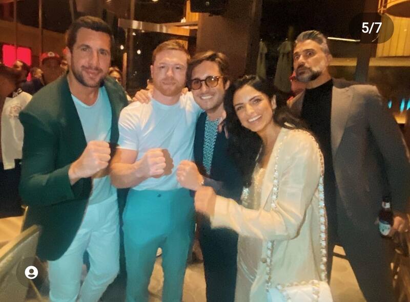 Saúl "Canelo" Álvarez se reúne con sus famosos amigos tras ganar la pelea contra "GGG" - Créditos: