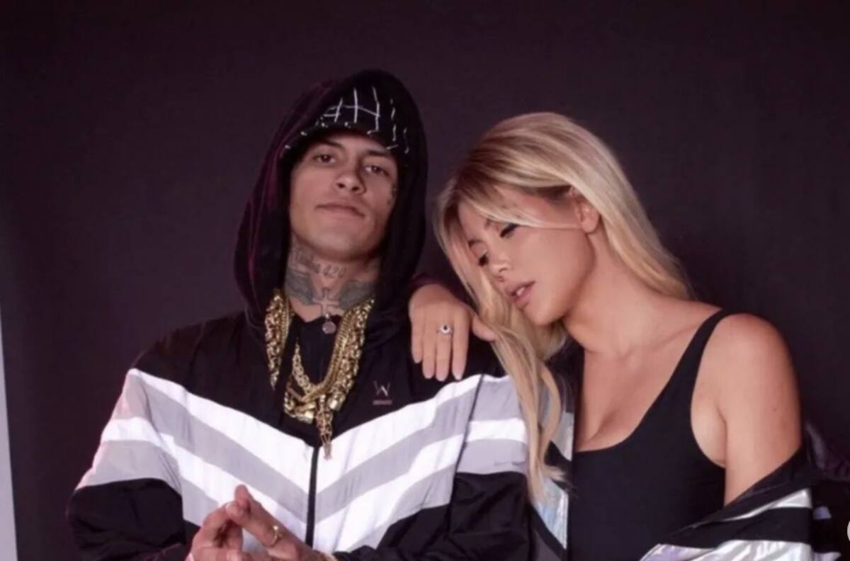 Se confirma romance de Wanda Nara y L-Gante con fotos de apasionados besos