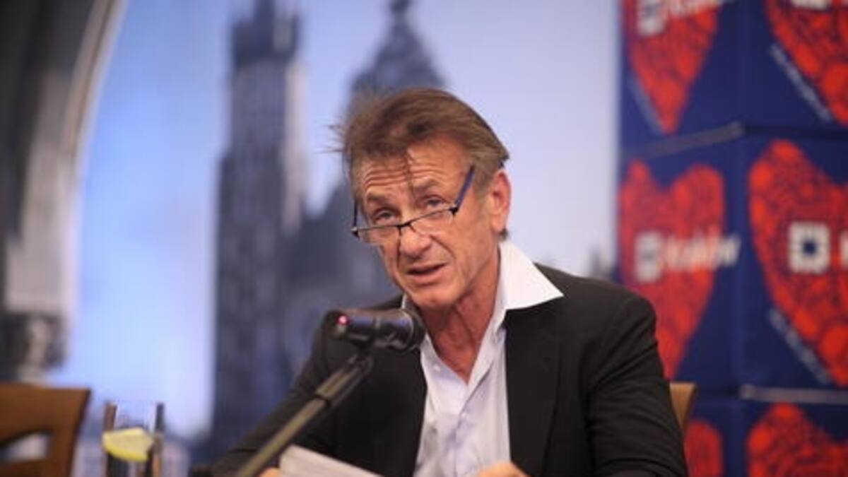 Sean Penn y su fundación ayudarán a refugiados ucranianos en Polonia