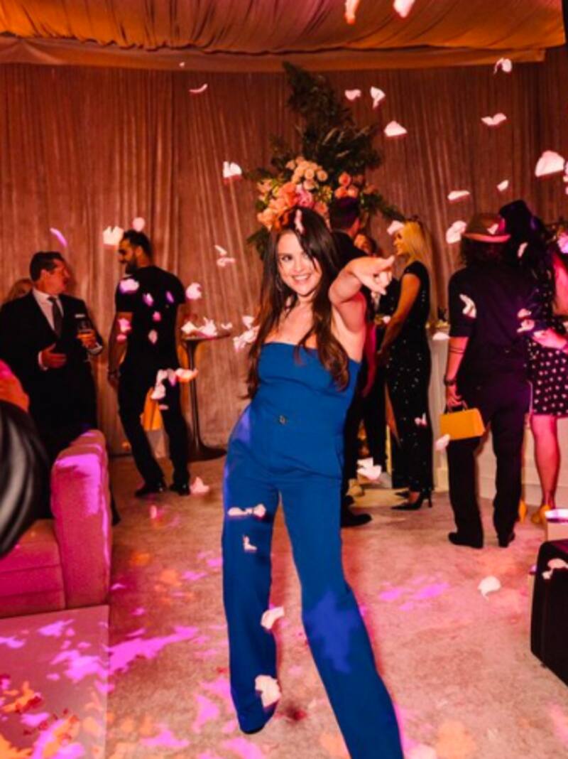 Selena disfrutó a lo grande la boda de Britney Spears - Créditos: Instagram