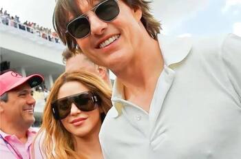 Hijo de Shakira no deja de mostrarle su cariño, mientras conviven con Tom Cruise